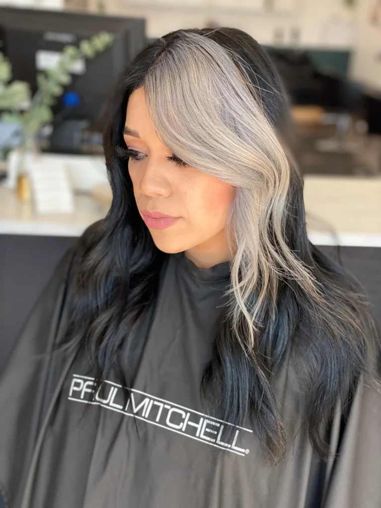 platinum blond haircut style